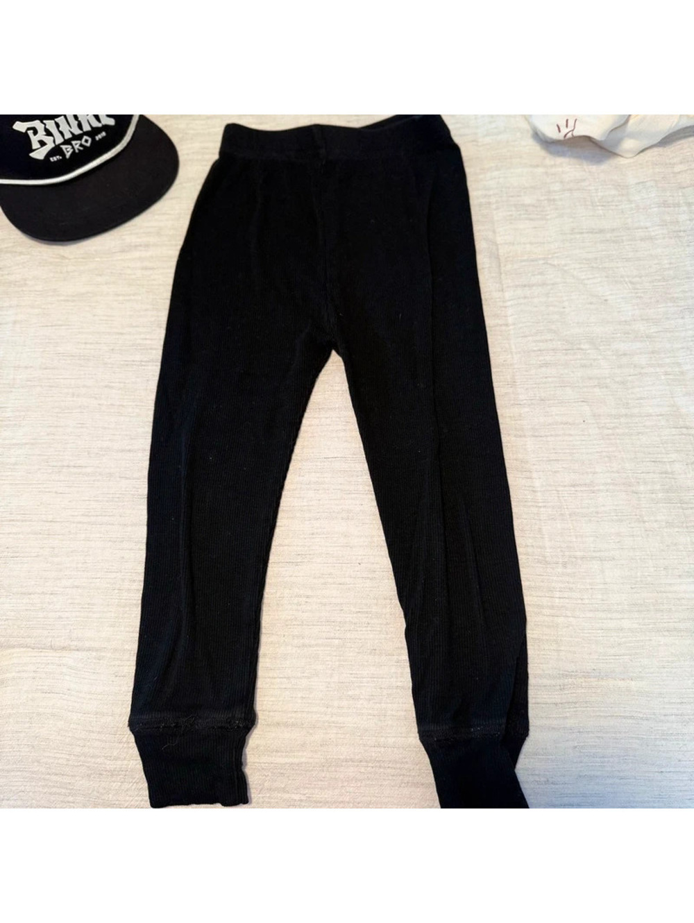 Little bipsy black ribbed legging